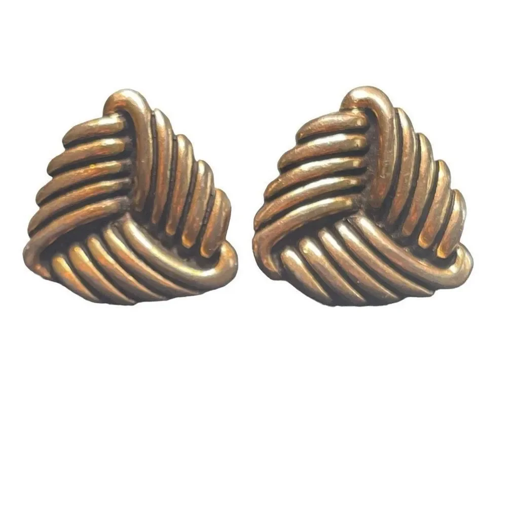 Anson Vintage Men’s cuff links Antique bronze gold tone